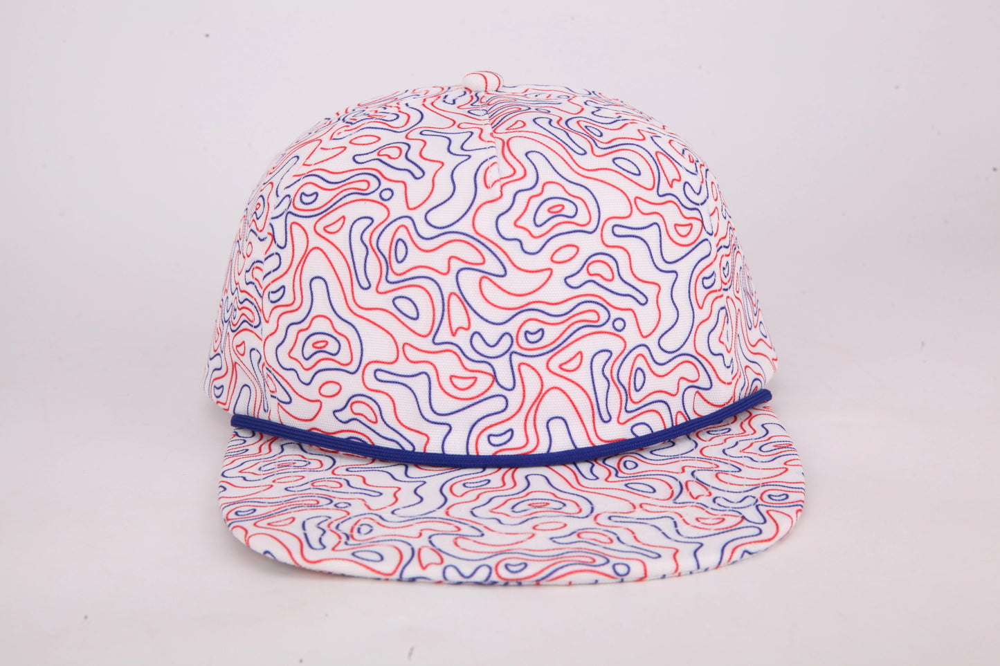 Red/ White/Blue Topo