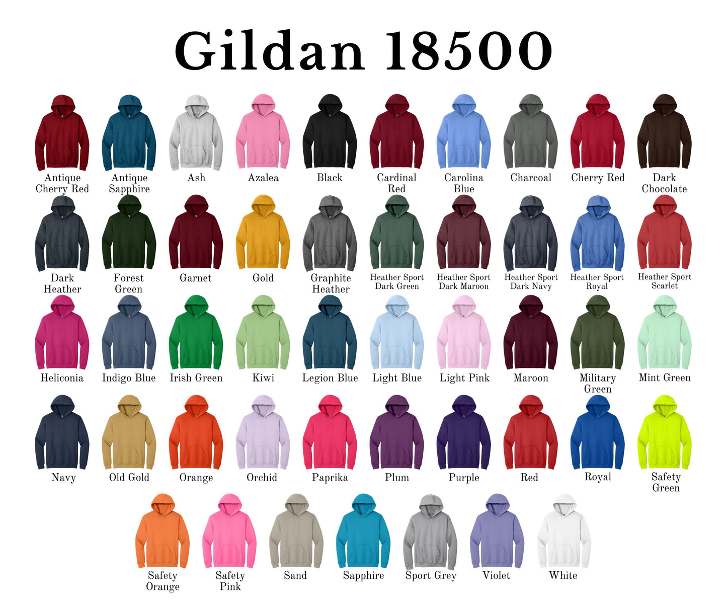 Unisex Heavy Blend™ Hooded Sweatshirt - 18500