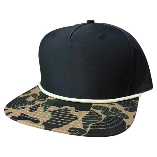 Black/Old School Perforated