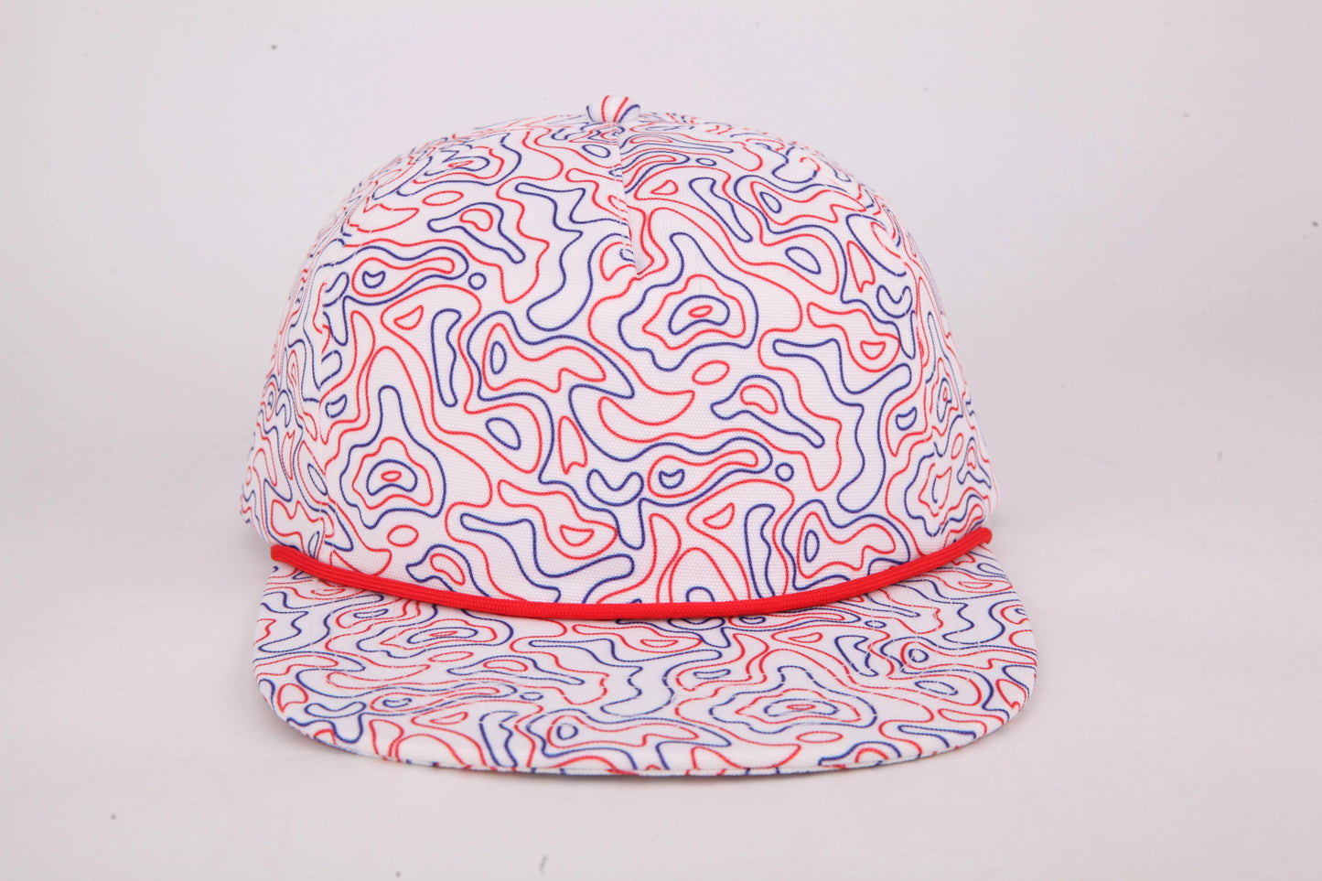 Red/ White/Blue Topo