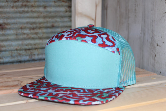 Blue Reef Fish 7 Panel