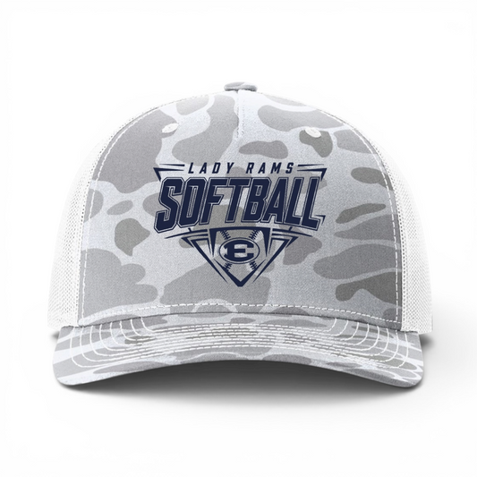 ECMS Softball Camo Trucker