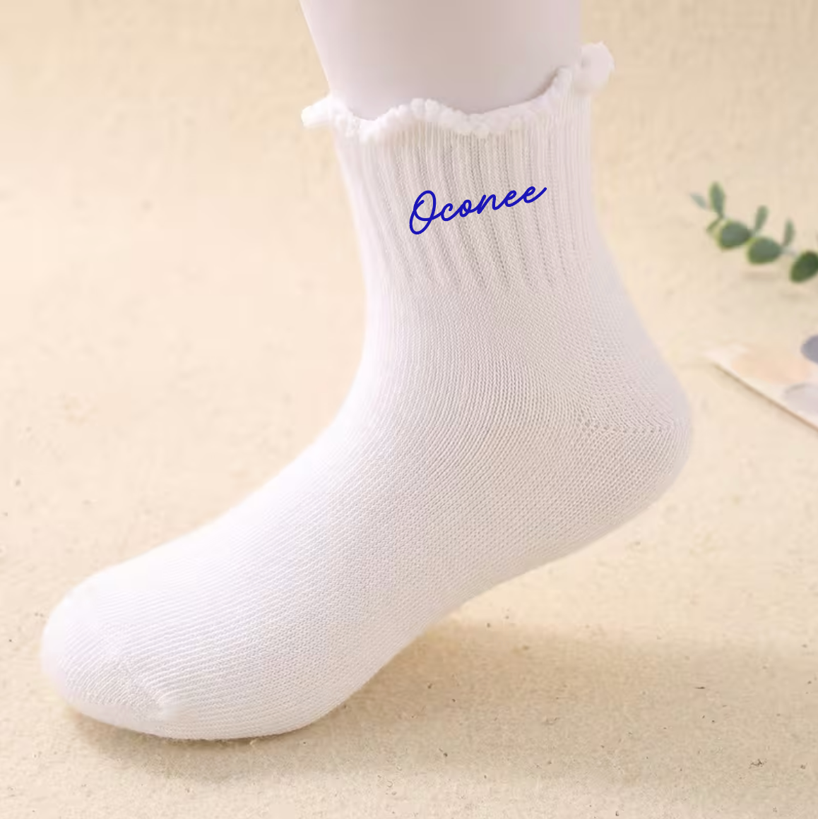 Oconee Ruffle Socks