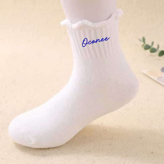 Oconee Ruffle Socks